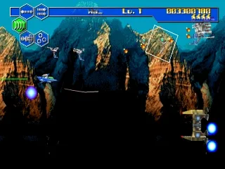 Thunder Force V gameplay screenshot on PS1