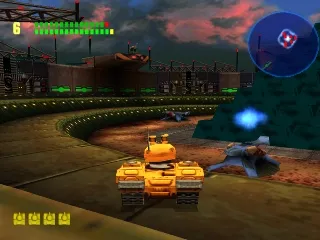 Tiny Tank gameplay screenshot on PS1