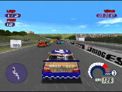 TOCA World Touring Cars gameplay screenshot on PS1