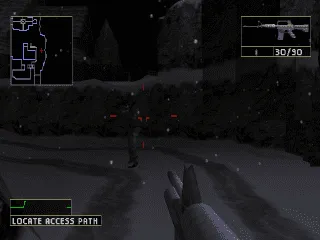 Tom Clancy's Rainbow Six: Lone Wolf gameplay screenshot on PS1