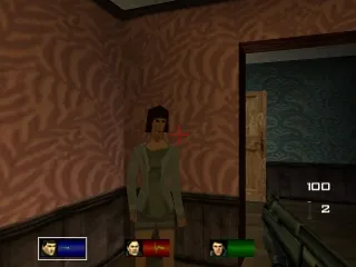Tom Clancy's Rainbow Six gameplay screenshot on PS1