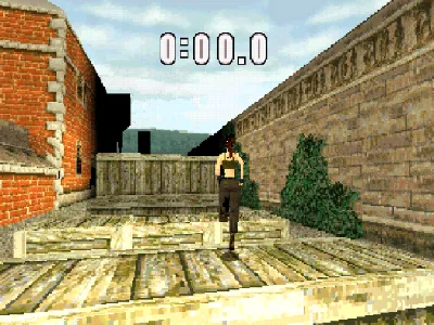 Tomb Raider II gameplay screenshot on PS1
