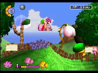 Tomba! gameplay screenshot on PS1