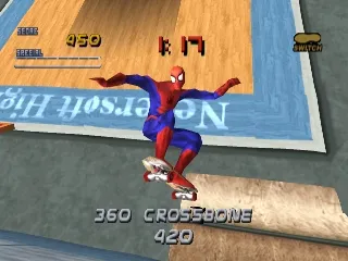 Tony Hawk's Pro Skater 2 gameplay screenshot on PS1