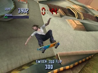 Tony Hawk's Pro Skater gameplay screenshot on PS1
