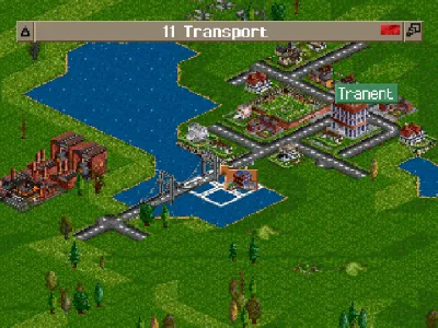 Transport Tycoon gameplay screenshot on PS1