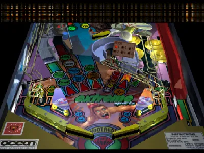 True Pinball gameplay screenshot on PS1