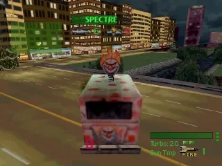 Twisted Metal gameplay screenshot on PS1