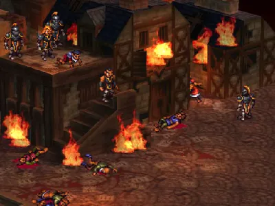 Vandal Hearts II gameplay screenshot on PS1