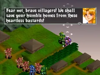 Vanguard Bandits gameplay screenshot on PS1