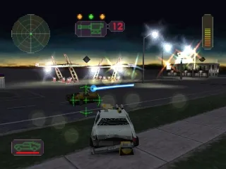 Vigilante 8 gameplay screenshot on PS1