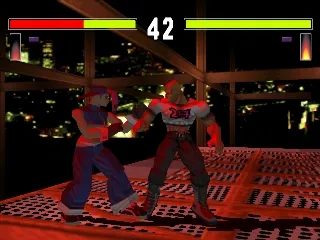Vs. gameplay screenshot on PS1