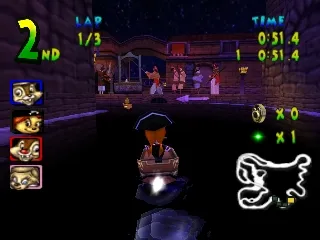 Walt Disney World Quest: Magical Racing Tour gameplay screenshot on PS1