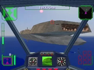 Warhawk gameplay screenshot on PS1