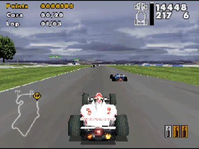 Warm Up gameplay screenshot on PS1