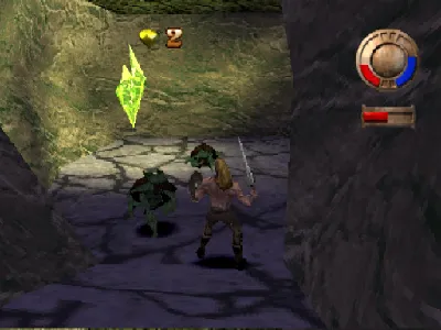 Warriors of Might and Magic gameplay screenshot on PS1