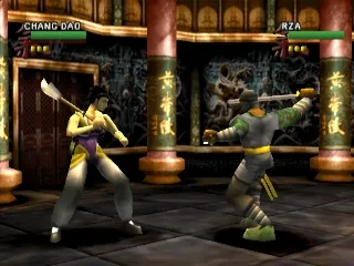 Wu-Tang: Shaolin Style gameplay screenshot on PS1
