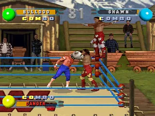 WWF in Your House gameplay screenshot on PS1