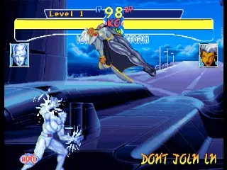 X-Men: Children of the Atom gameplay screenshot on PS1
