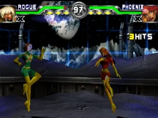 X-Men: Mutant Academy 2 gameplay screenshot on PS1