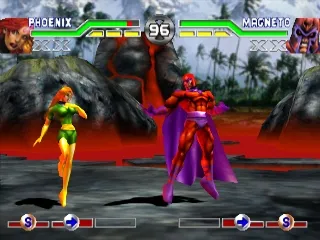 X-Men: Mutant Academy gameplay screenshot on PS1