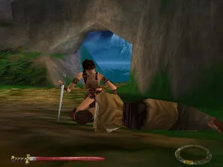 Xena: Warrior Princess gameplay screenshot on PS1
