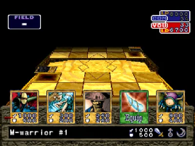 Yu-Gi-Oh! Forbidden Memories gameplay screenshot on PS1