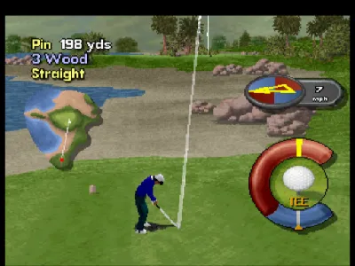 Actua Golf gameplay screenshot on Saturn