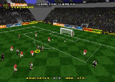 Actua Soccer gameplay screenshot on Saturn