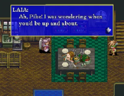 Albert Odyssey: Legend of Eldean gameplay screenshot on Saturn