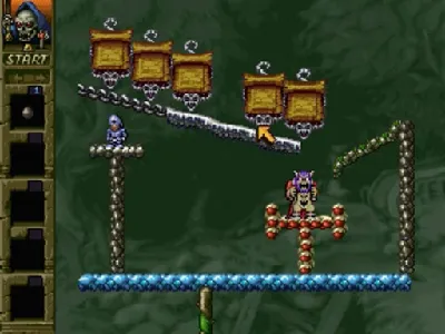 Arthur to Astaroth no Nazomakaimura: Incredible Toons gameplay screenshot on Saturn