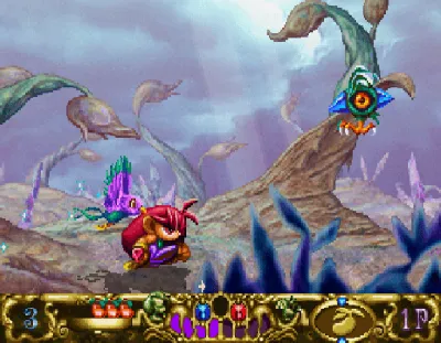 Astal gameplay screenshot on Saturn