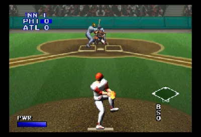 Bases Loaded '96: Double Header gameplay screenshot on Saturn