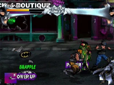 Batman Forever: The Arcade Game gameplay screenshot on Saturn
