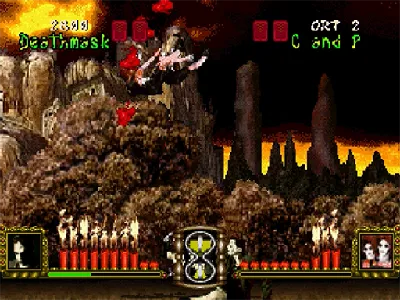 Battle Monsters gameplay screenshot on Saturn