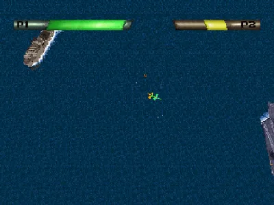 Battle Stations gameplay screenshot on Saturn