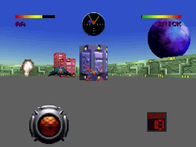 BattleSport gameplay screenshot on Saturn