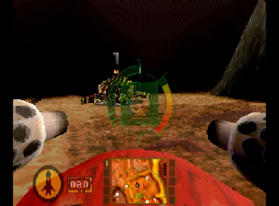 Blam! Machinehead gameplay screenshot on Saturn