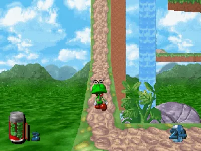 Bug! gameplay screenshot on Saturn