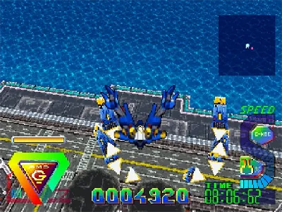 Bulk Slash gameplay screenshot on Saturn