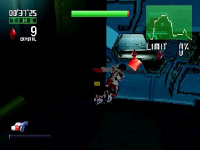 Burning Rangers gameplay screenshot on Saturn