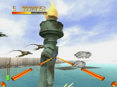Chaos Control gameplay screenshot on Saturn
