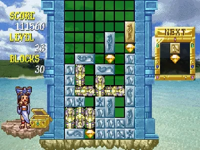 Cleopatra Fortune gameplay screenshot on Saturn