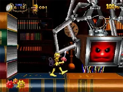 Clockwork Knight 2 gameplay screenshot on Saturn