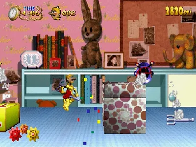Clockwork Knight gameplay screenshot on Saturn
