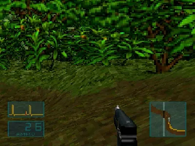 Congo The Movie: The Lost City of Zinj gameplay screenshot on Saturn