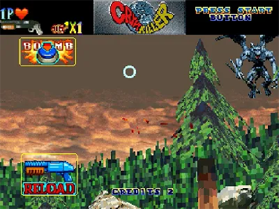 Crypt Killer gameplay screenshot on Saturn
