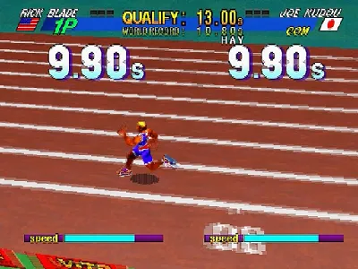 DecAthlete gameplay screenshot on Saturn