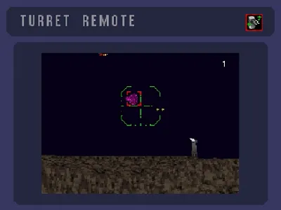 Defcon 5 gameplay screenshot on Saturn