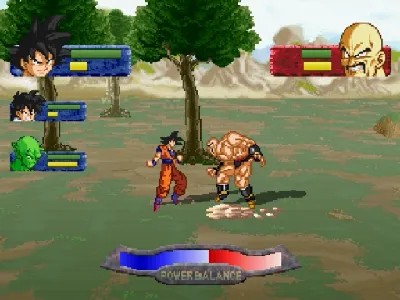 Dragon Ball Z: Idainaru Dragon Ball Densetsu gameplay screenshot on Saturn